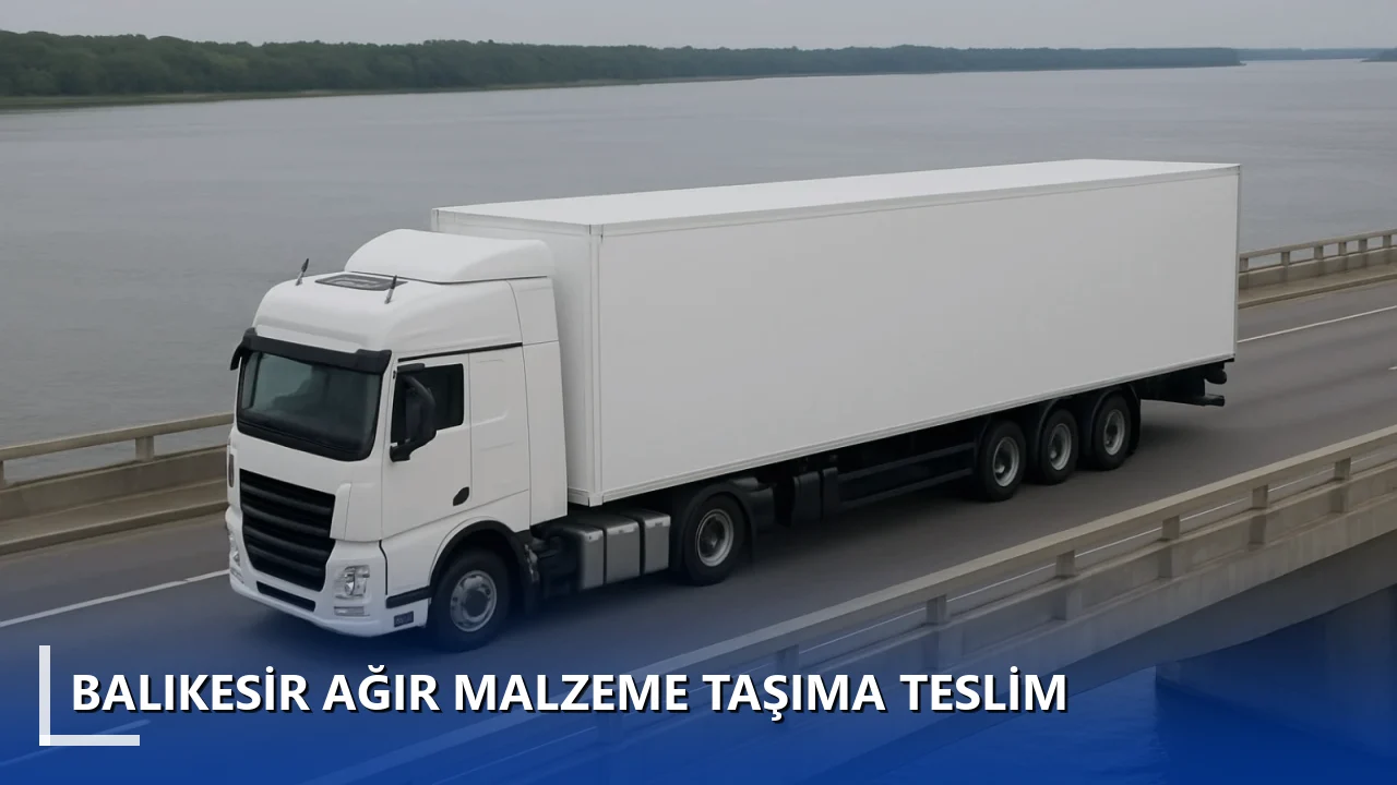 Balıkesir Ağır Malzeme Taşıma Teslim