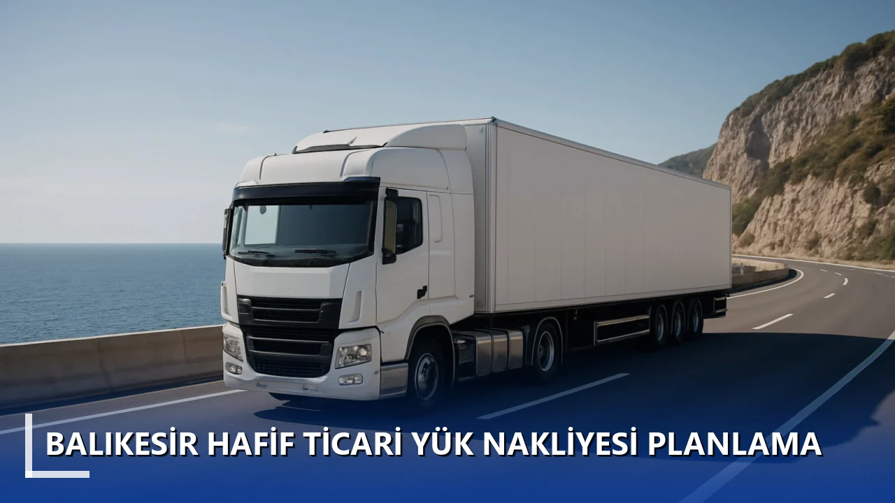 Balıkesir Hafif Ticari Yük Nakliyesi Planlama
