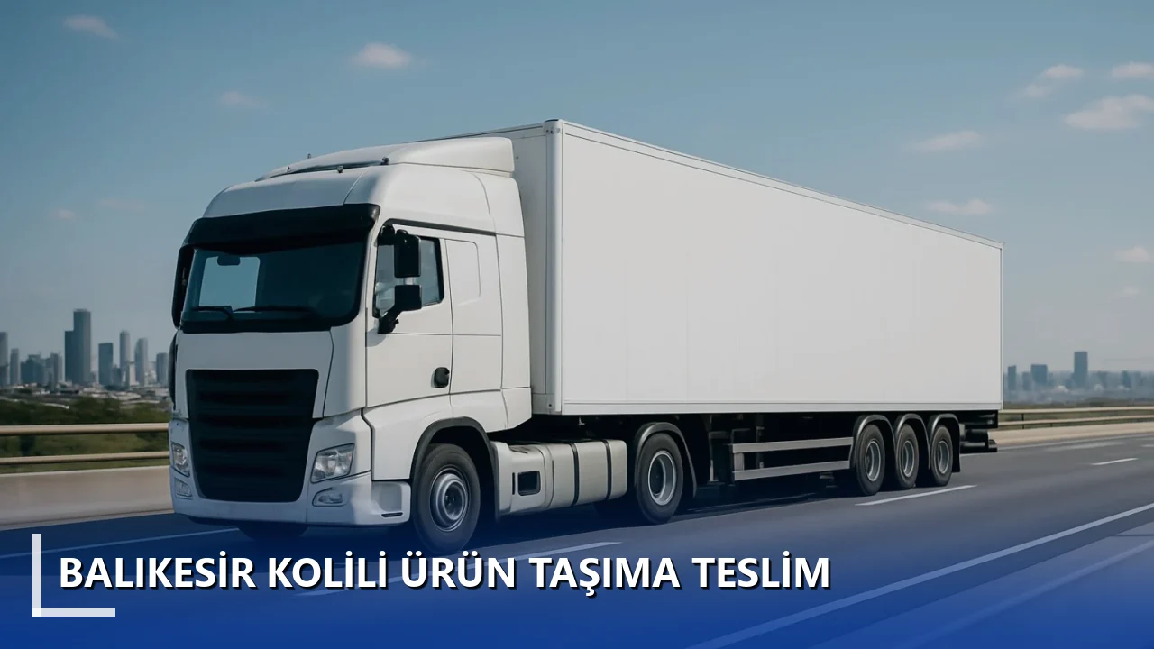 Balıkesir Kolili Ürün Taşıma Teslim