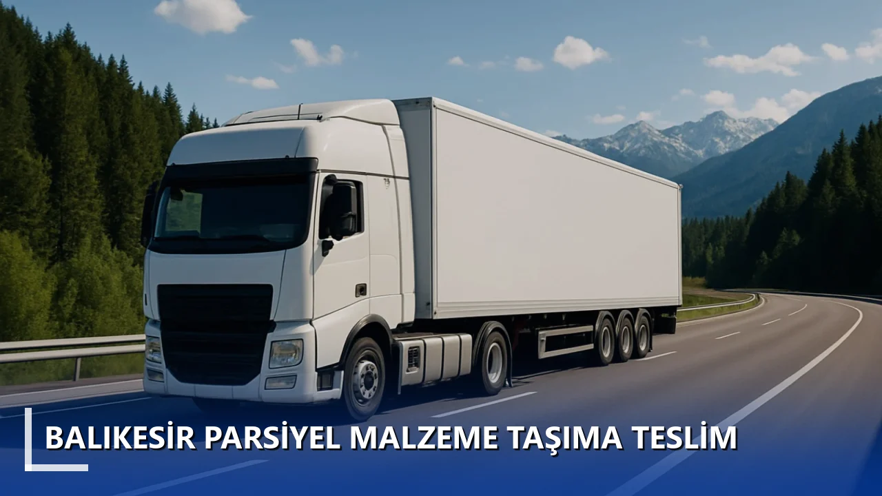 Balıkesir Parsiyel Malzeme Taşıma Teslim